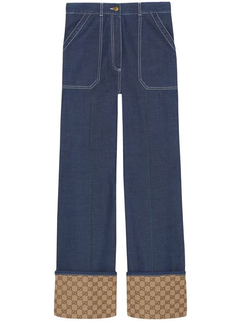 purple gucci pants|gucci jeans women's.